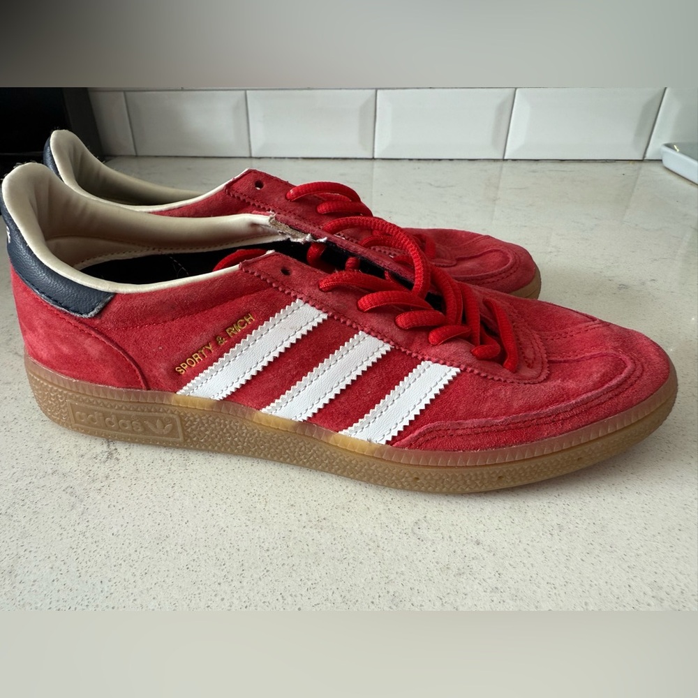 Adidas Spezial Red Sporty and Rich